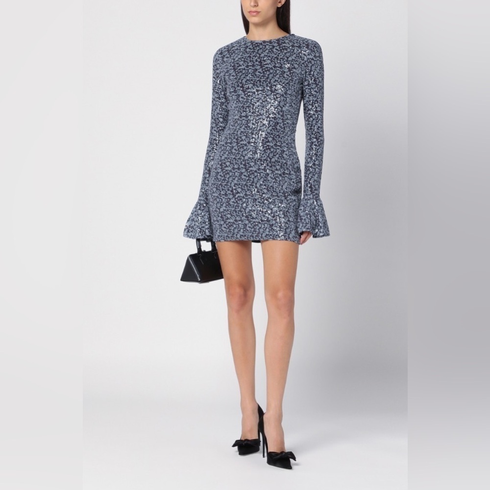 NWOT ROTATE Birger Christensen- Mini Sequin Dress. Size 8 - Picture 2 of 11